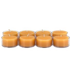 Beeswax Candle - Natural Tealights set of 8