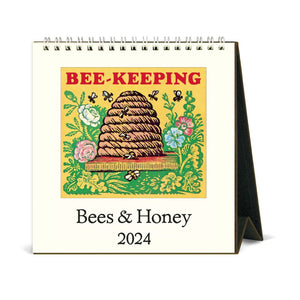 Cavallini & Co. 2024 Desk Calendar - Bees & Honey