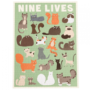 Nine Lives 1000 Piece Puzzle