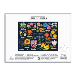 Edible Flowers 1000 Piece Jigsaw Puzzle