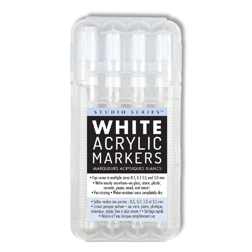 Studio Series White Acrylic Markers