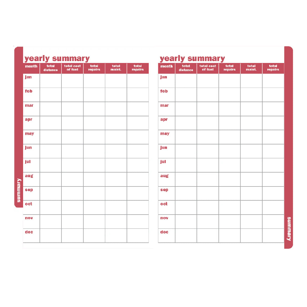 Auto Logbook - Black