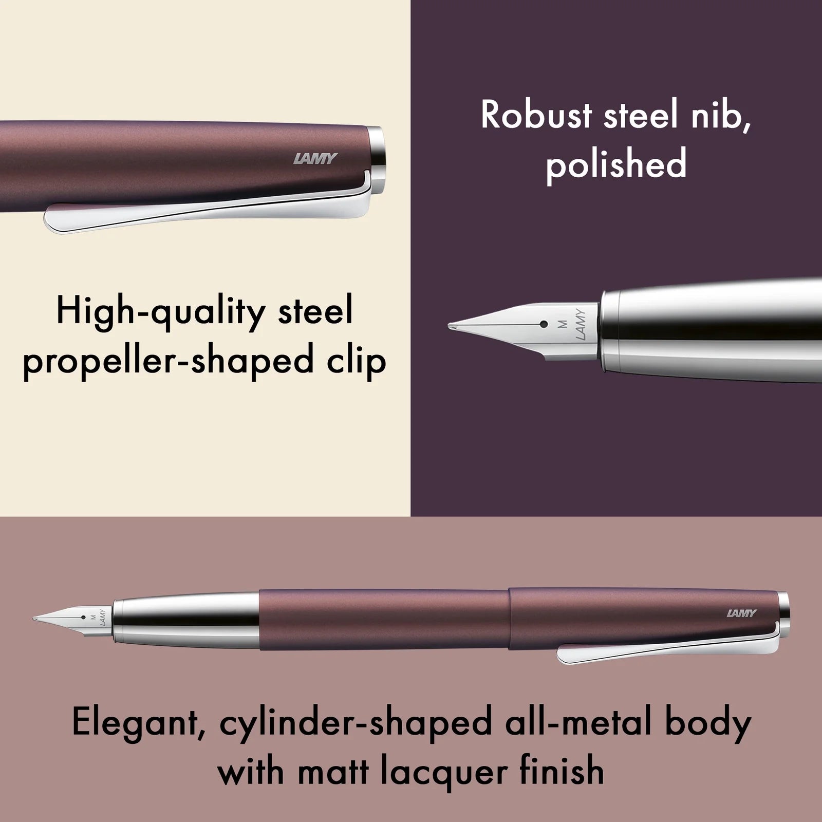 Lamy Studio Fountain Pen - Orion, Fine