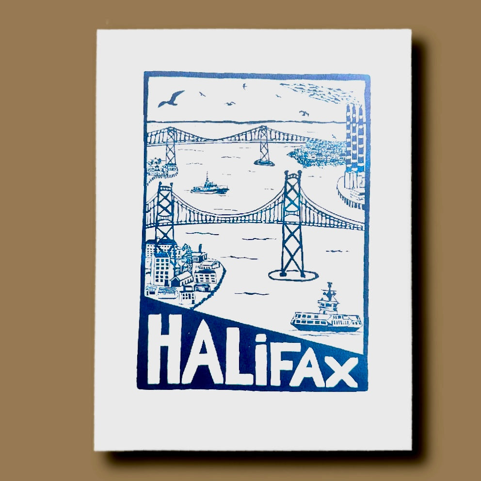 Holdfast Ink Poster - Halifax Bridges