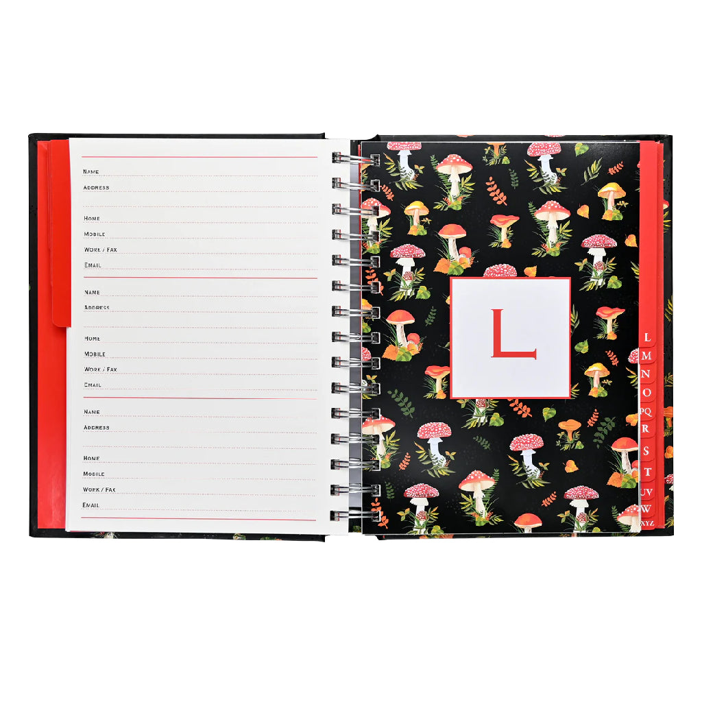 Address Book - Mushrooms