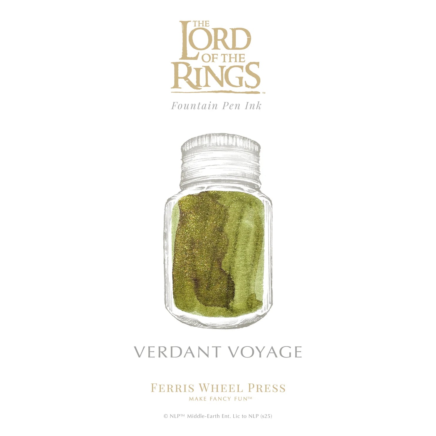 Ferris Wheel Press Bottled Ink - LOTR Verdant Voyage 28ml