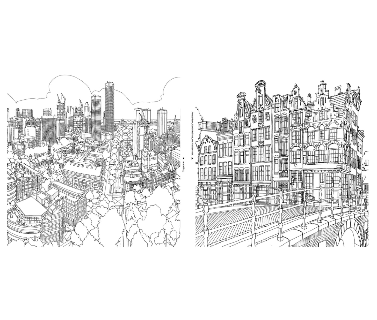 Colouring Book - Fantastic Cities