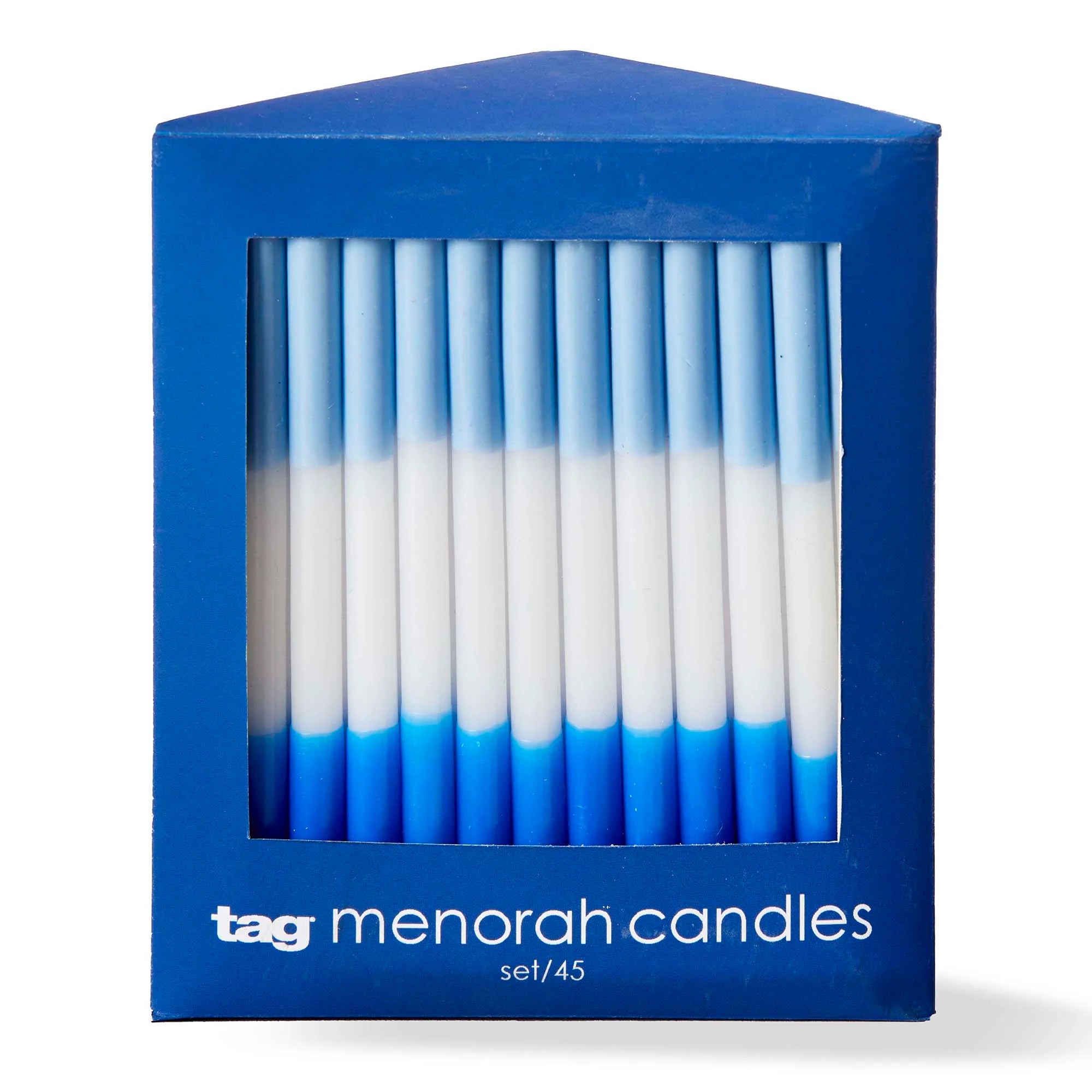 Hanukkah Candles - Blue/White
