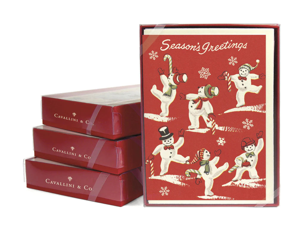 Cavallini & Co Boxed Notes - Snowmen