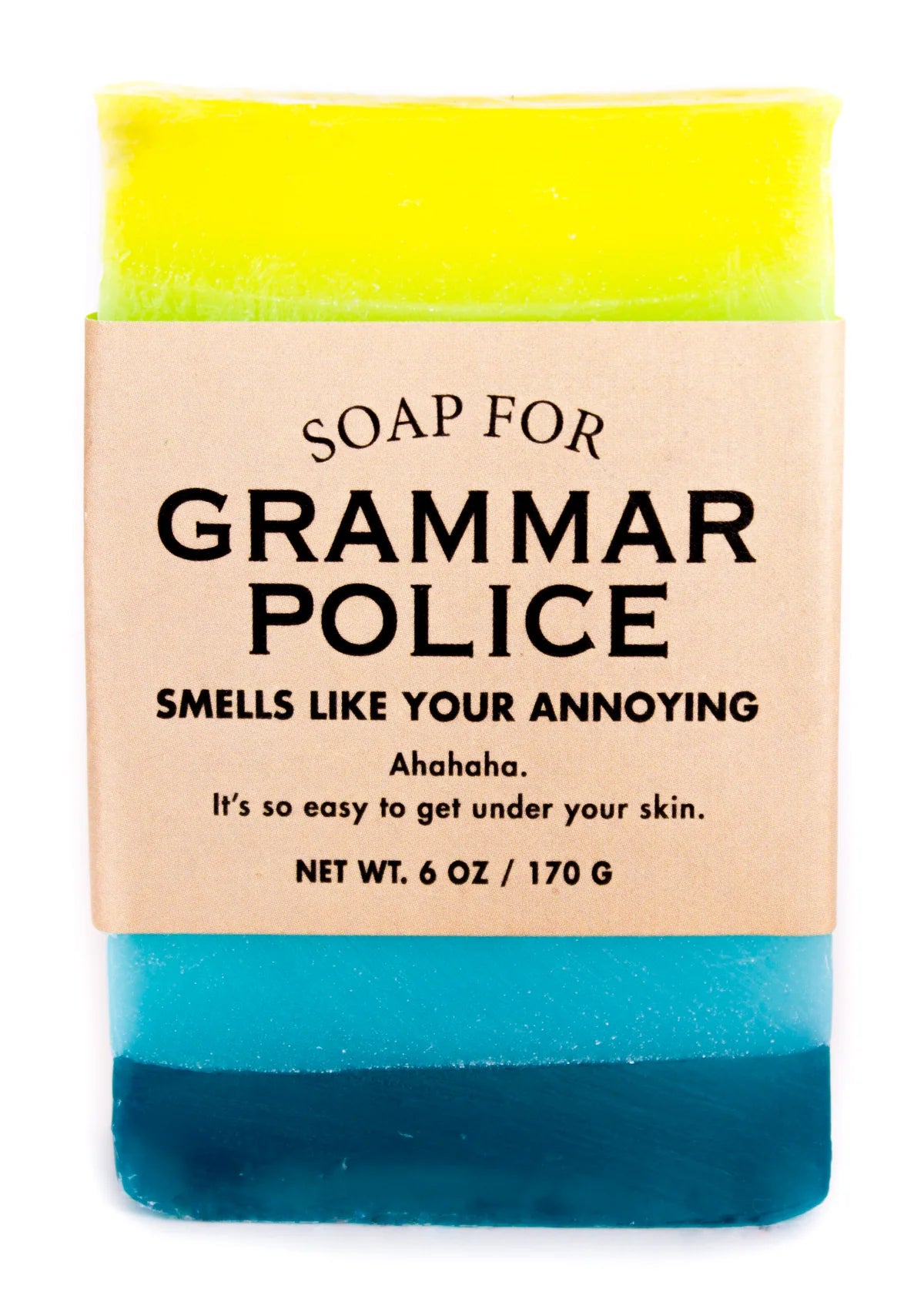 Whisky River Soap Co. - A Soap For Grammar Police