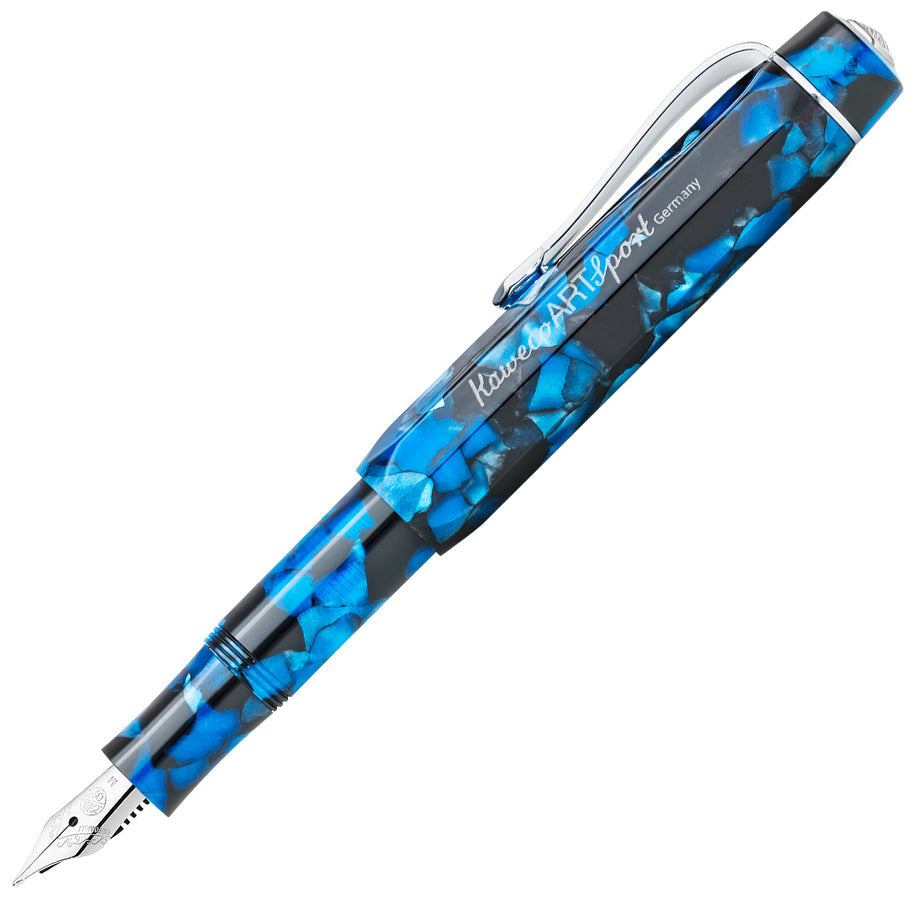 Kaweco ART Sport Fountain Pen - Pebble Blue Broad