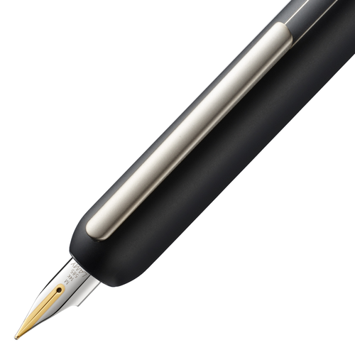 Lamy Dialog 3 Fountain Pen - Titanium/Matte Black, 14K Fine