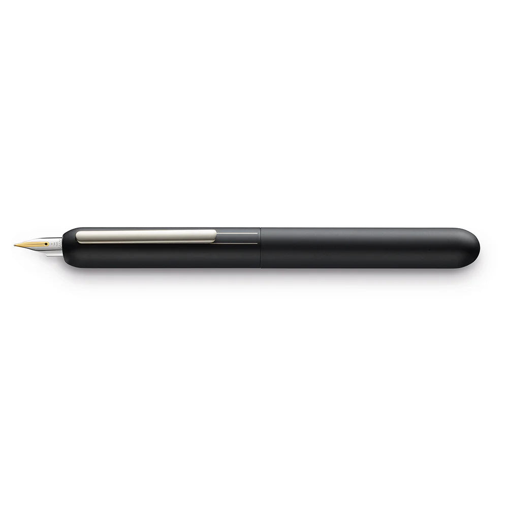 Lamy Dialog 3 Fountain Pen - Titanium/Matte Black, 14K Fine
