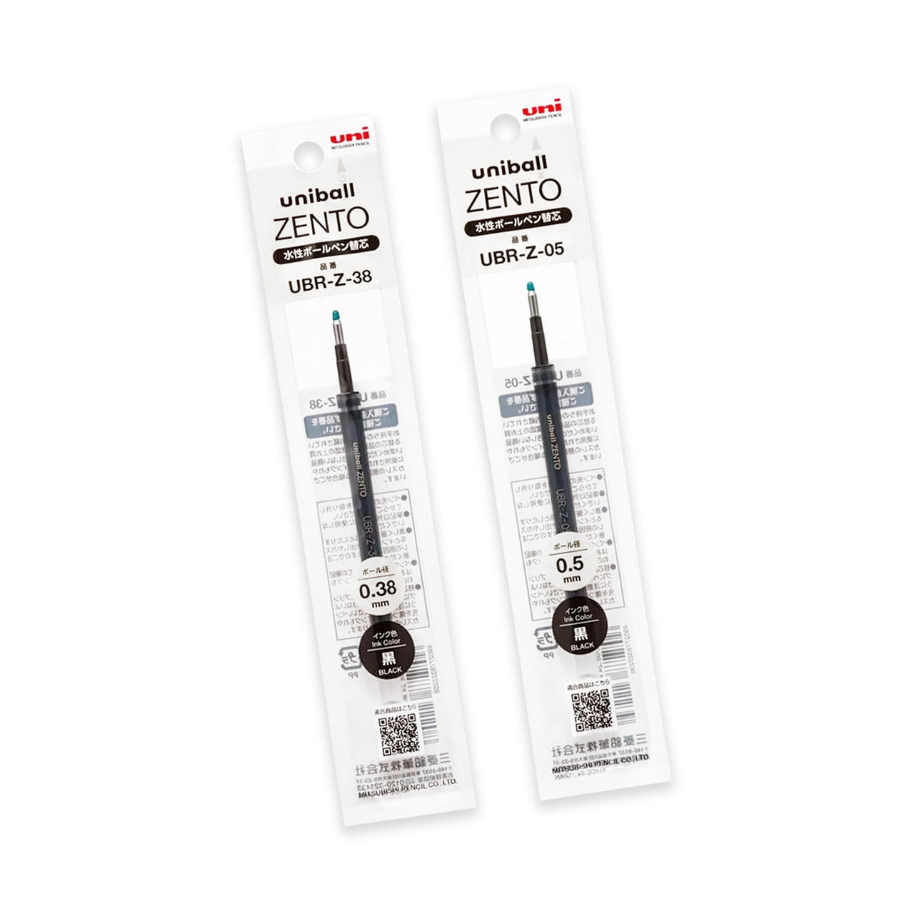 Uni-Ball ZENTO Flow Gel Rollerball Refill - Black .38