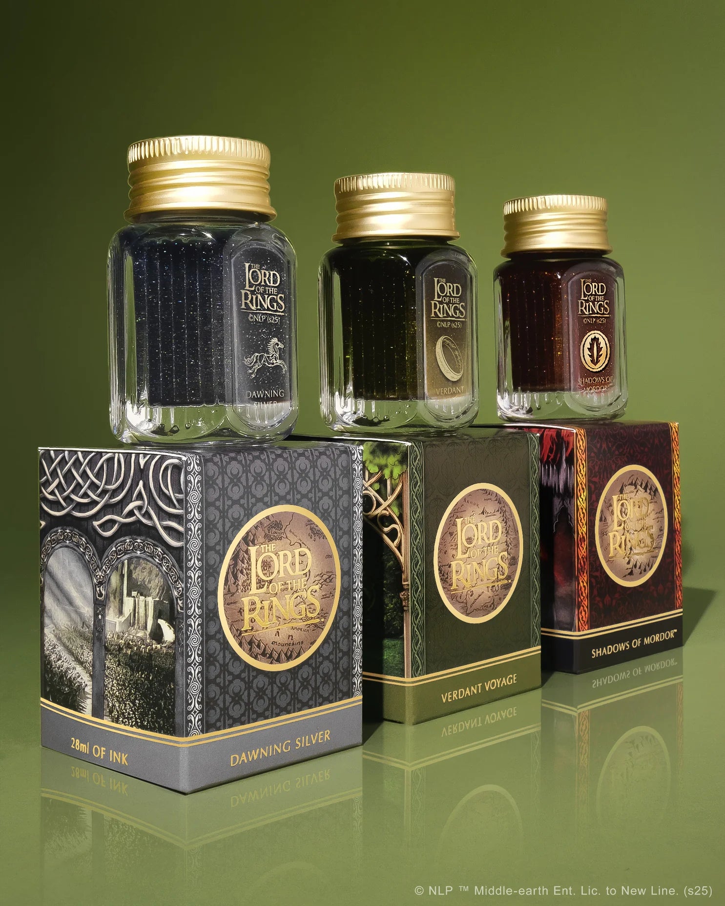 Ferris Wheel Press Bottled Ink - LOTR Dawning Silver 28ml