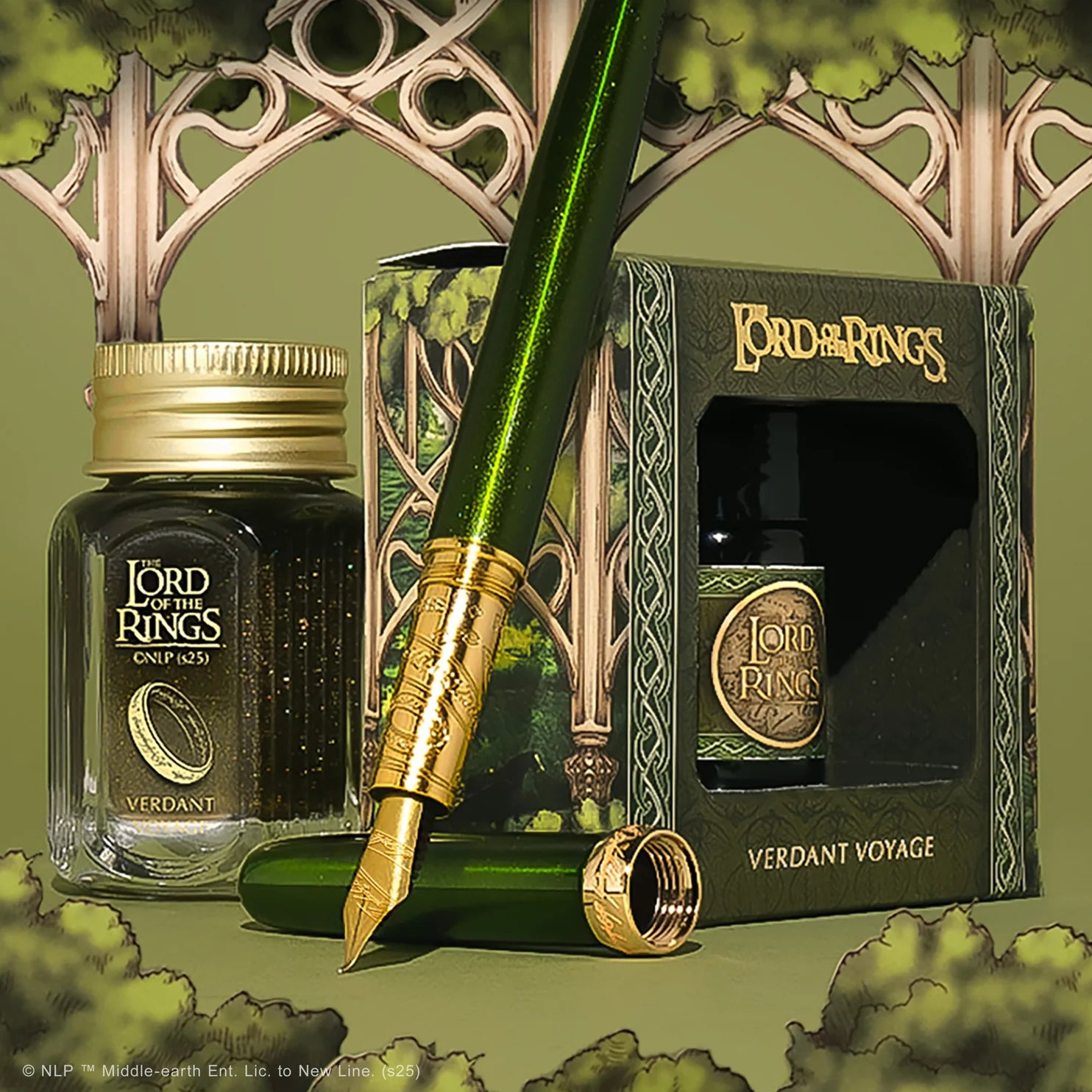 Ferris Wheel Press Bottled Ink - LOTR Verdant Voyage 28ml