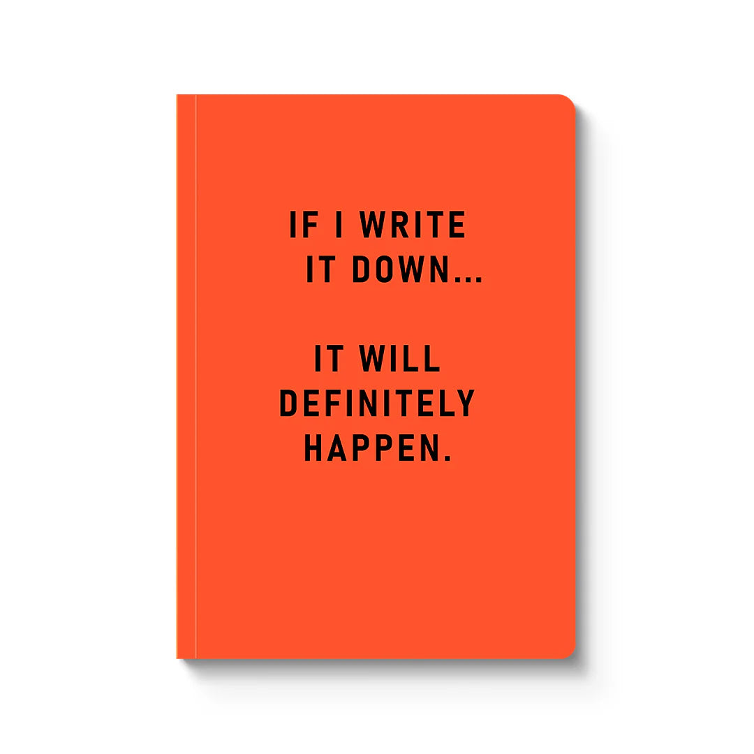 Notebook - Definitely Happen – Duly Noted Stationery
