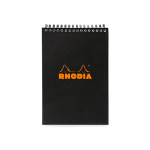 Rhodia Notebook Wirebound A6 No 13 Graph - Black