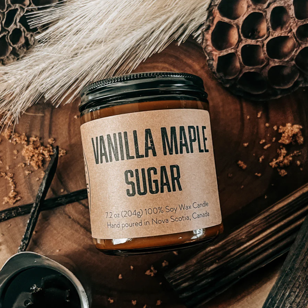 Lawrencetown Candle Co. Jar Candle - Vanilla Maple Sugar