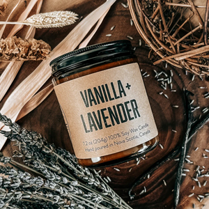 Lawrencetown Candle Co. Jar Candle - Vanilla + Lavender