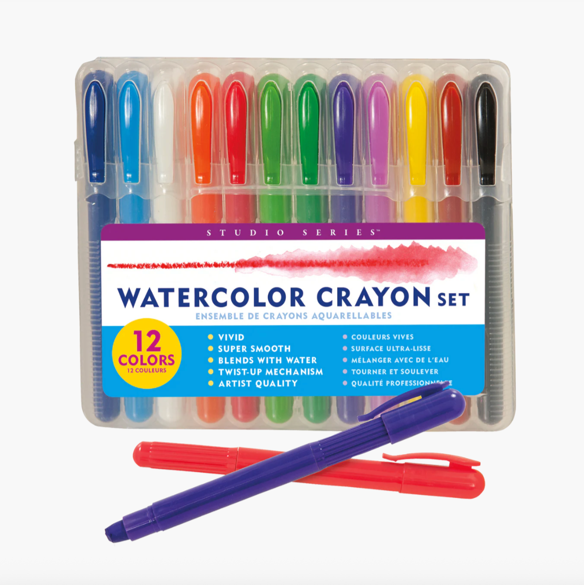 Studio Series Watercolour Crayons - Set of 12