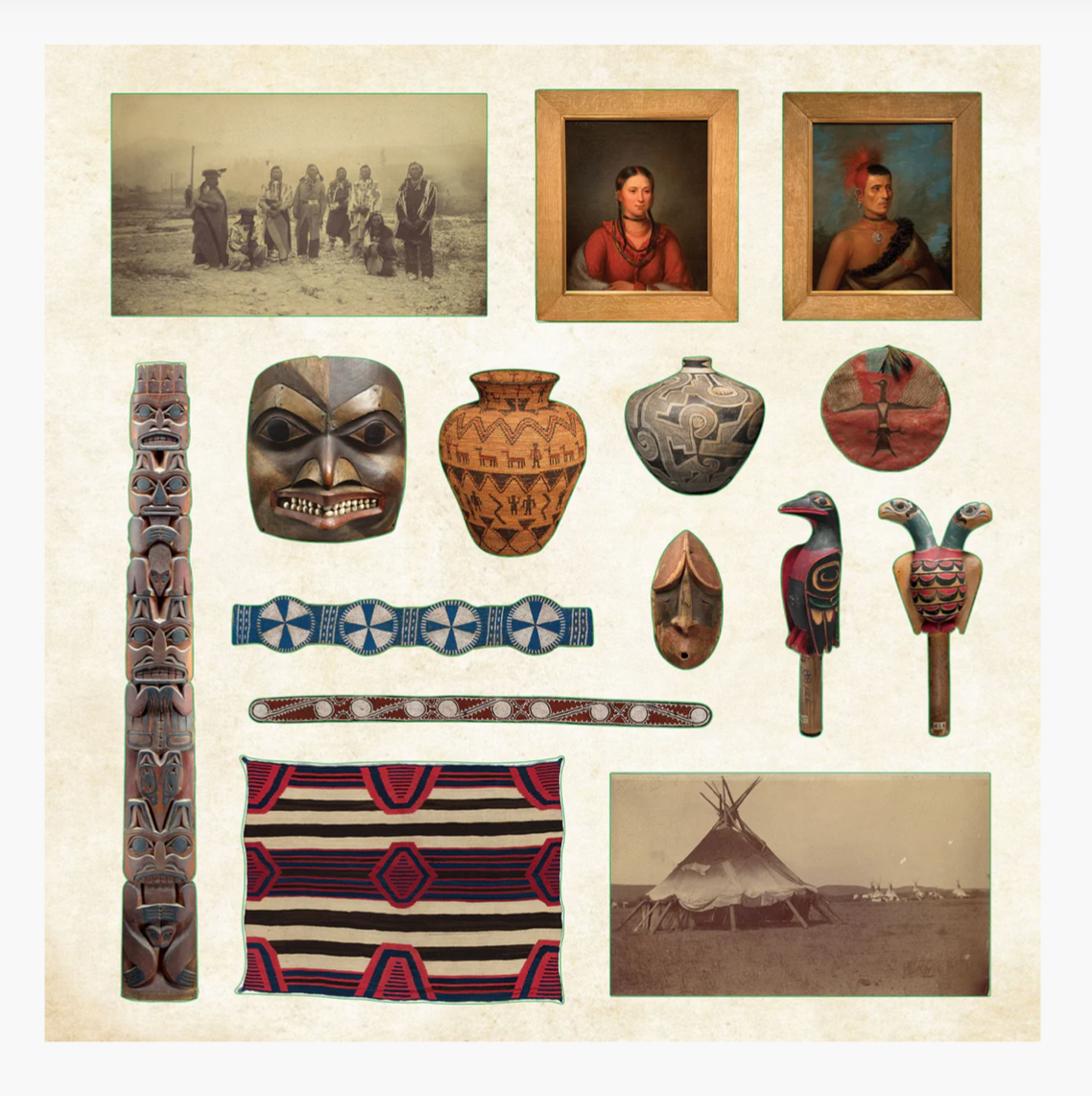 Sticker Book - Museum Treasures