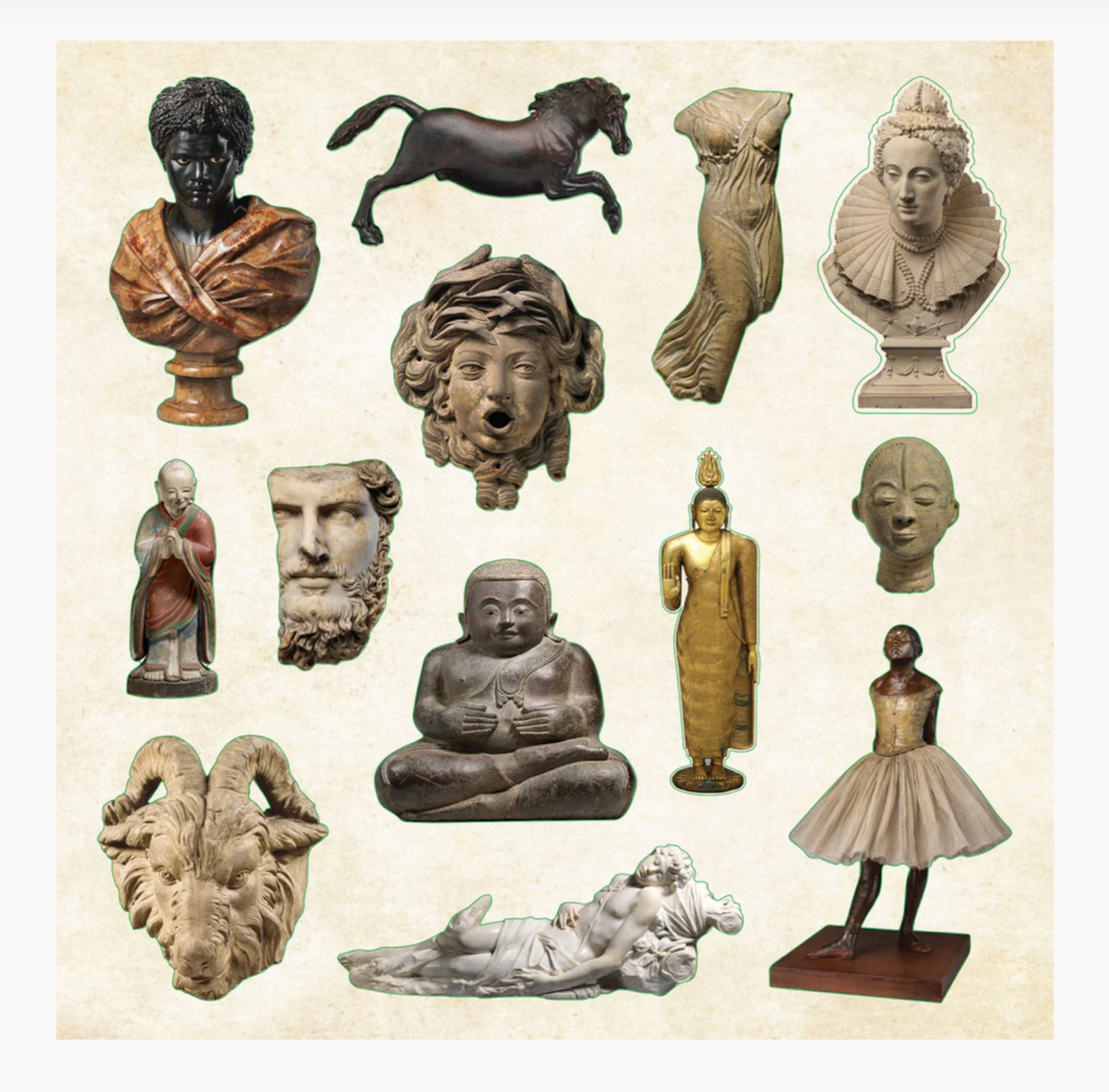 Sticker Book - Museum Treasures