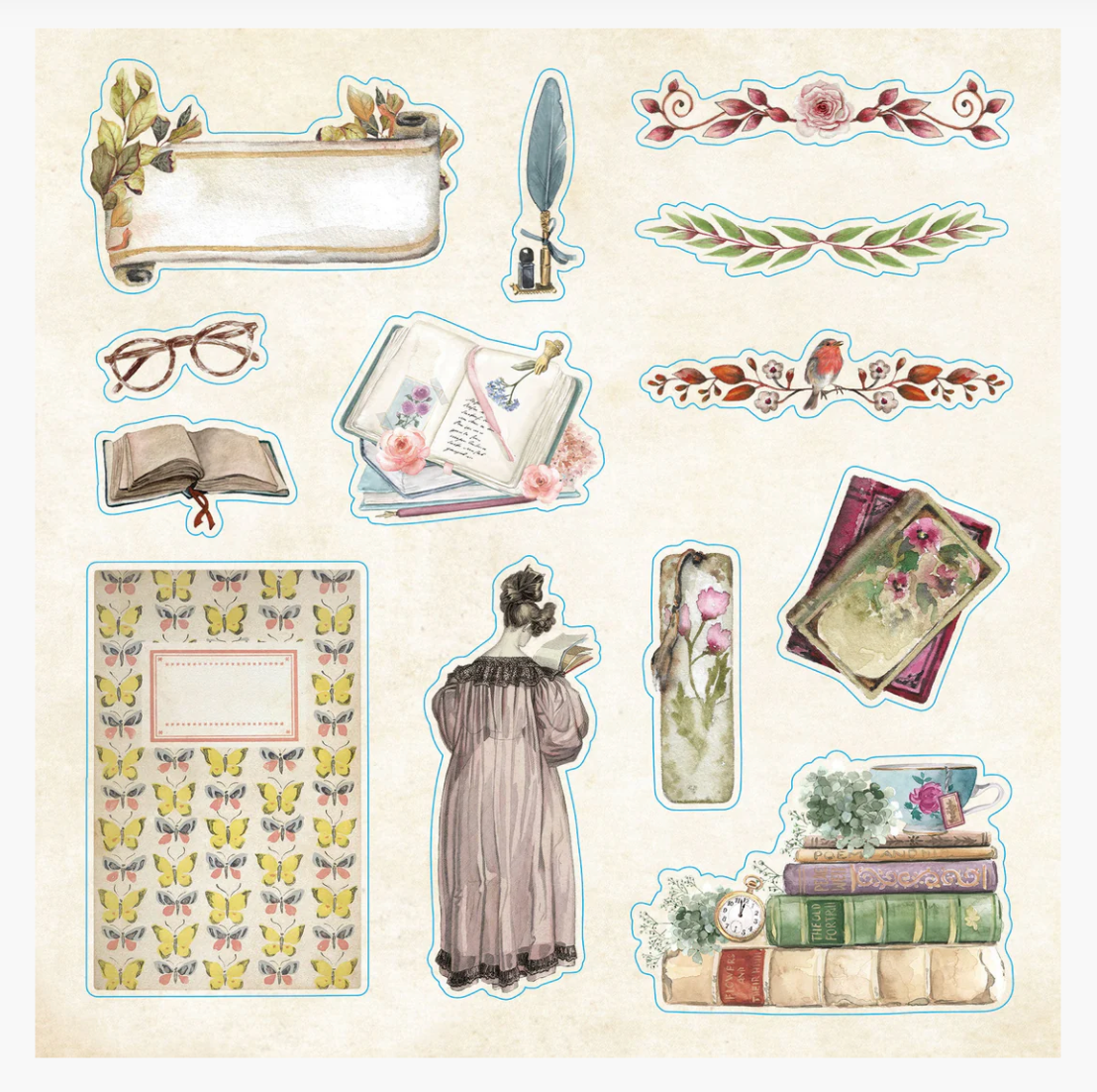 Sticker Book - Bibliophilia Ephemera