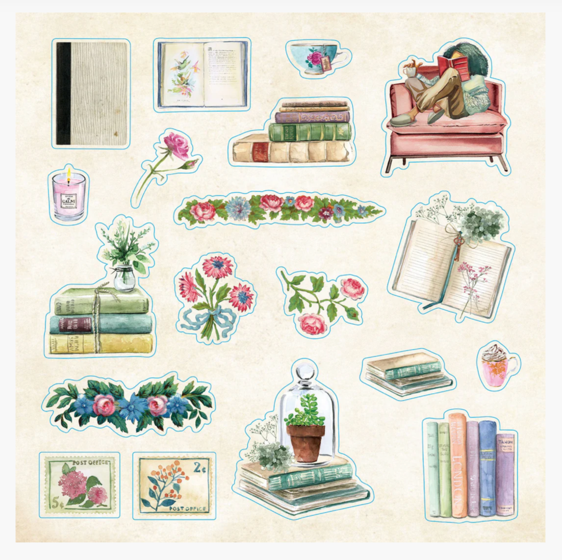 Sticker Book - Bibliophilia Ephemera