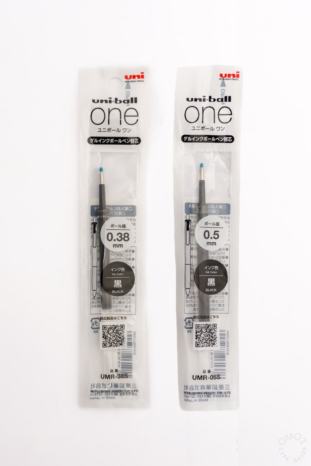 Uni-Ball ONE P Gel Rollerball Pen Refill - Black .38mm