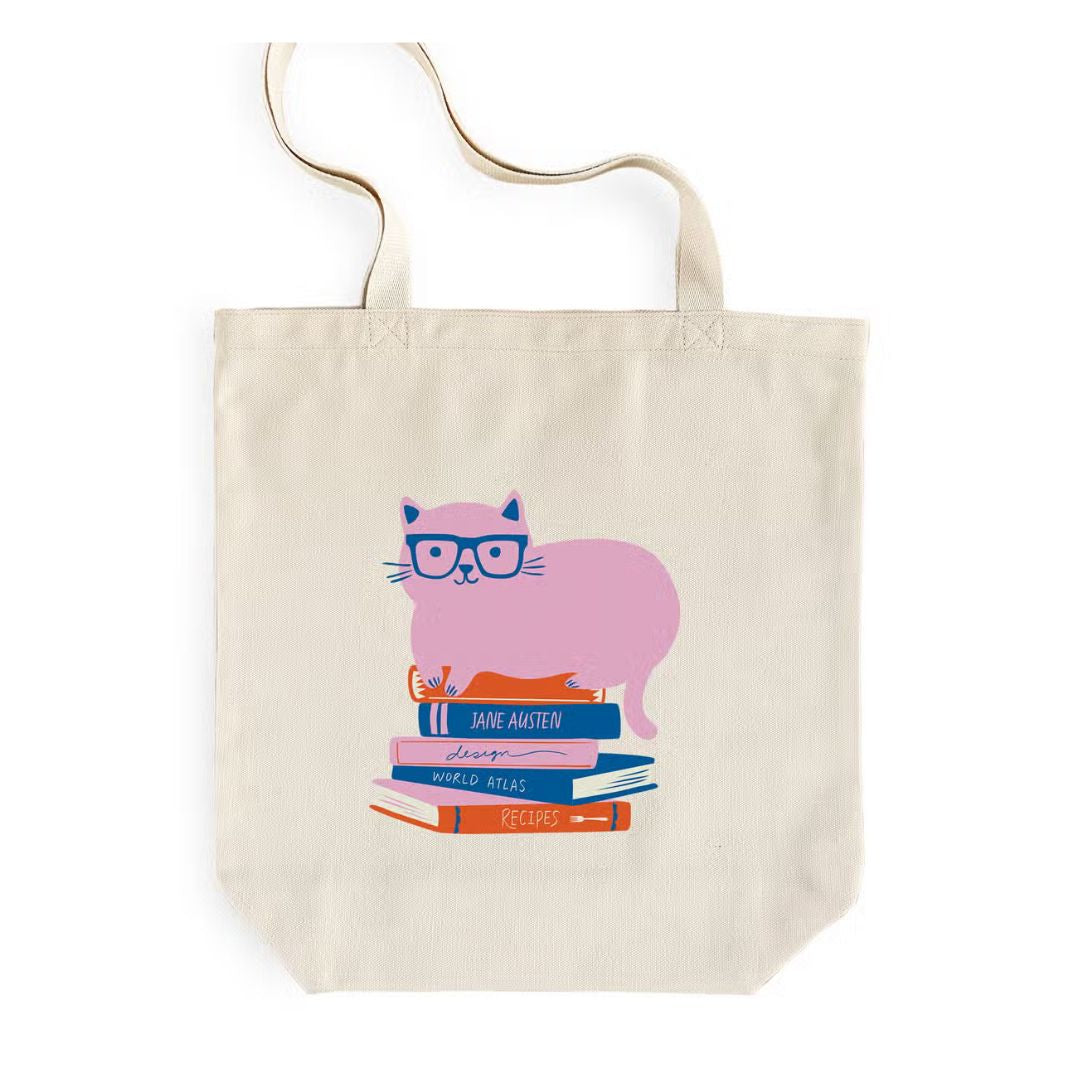 Tote Bag - Bookish Cat