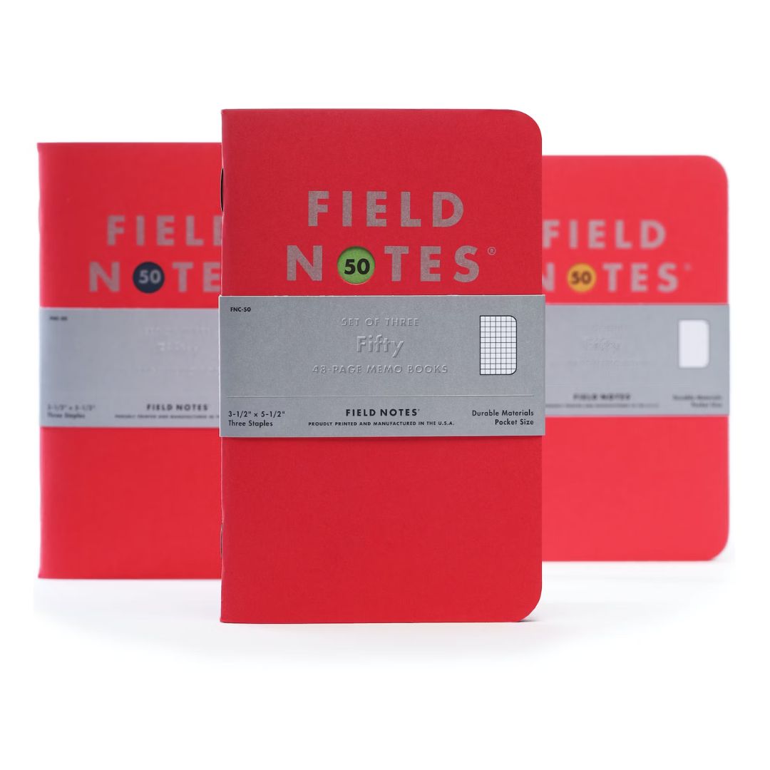 Field Notes Notebook Set - Fifty