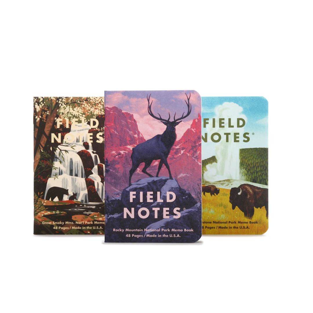 Field Notes Notebook Set - National Parks Series C