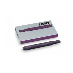 Lamy Fountain Pen Cartridge Ink - 5 Pack - Violet Blackberry
