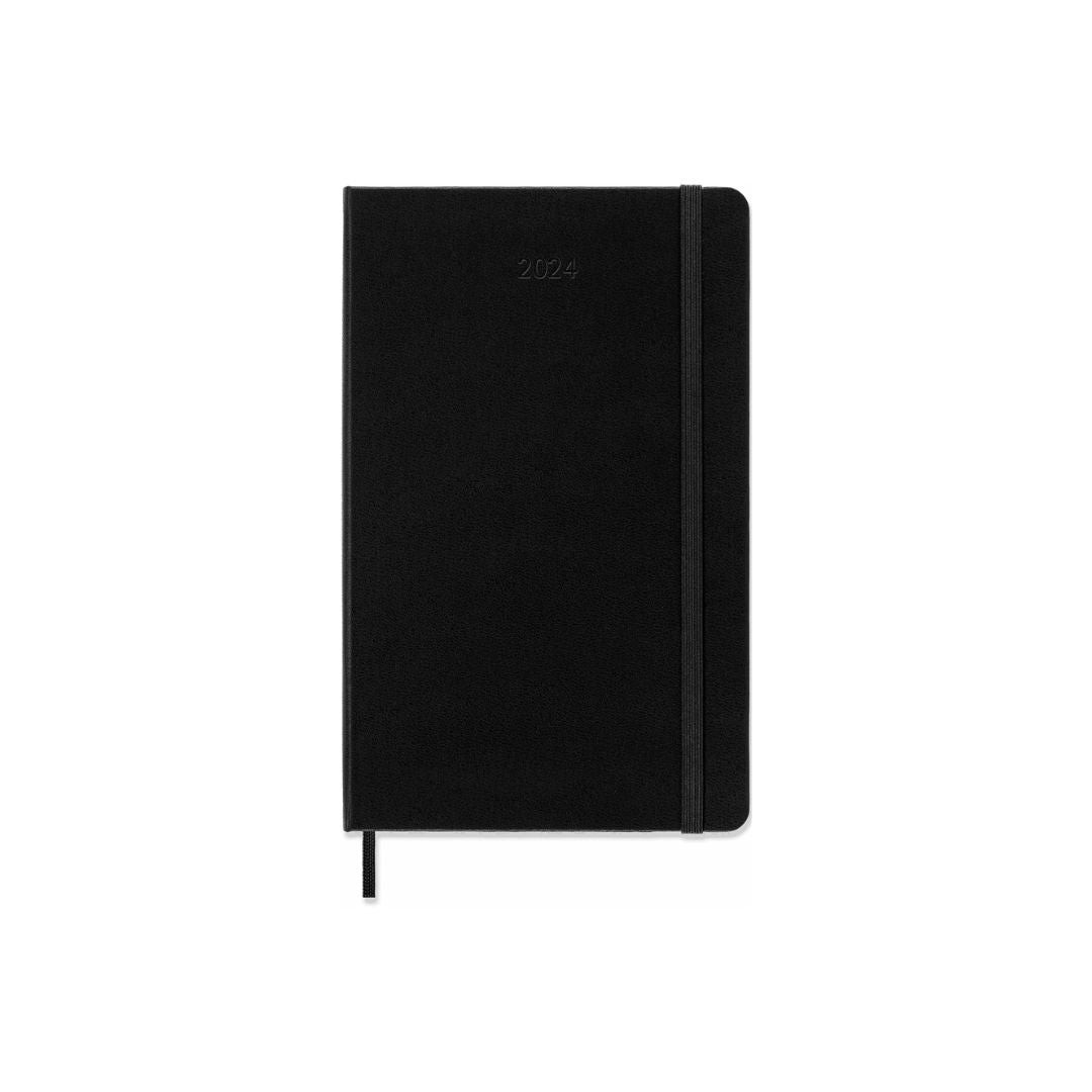 Moleskine 2024 Large Weekly Planner - Black, Hard Cover – Duly
