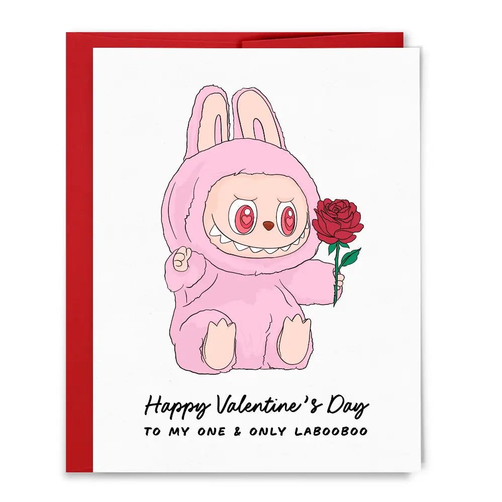 Greeting Card - Happy Valentine's Day Labooboo