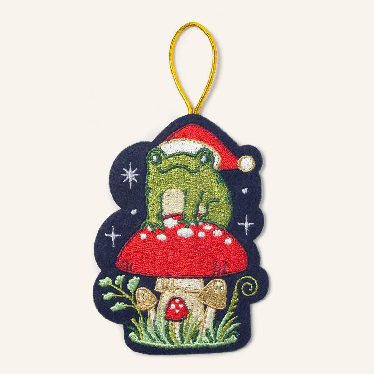 Ornament - Frog Mushroom