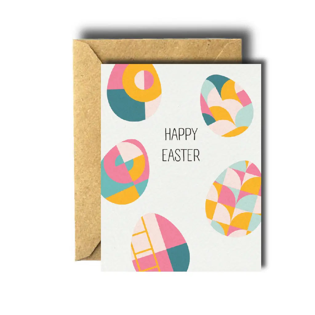 Bee Unique Greeting Card - Easter Egg