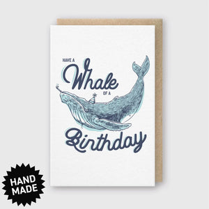 Pike Street Press Greeting Card - Whale of a Birthday