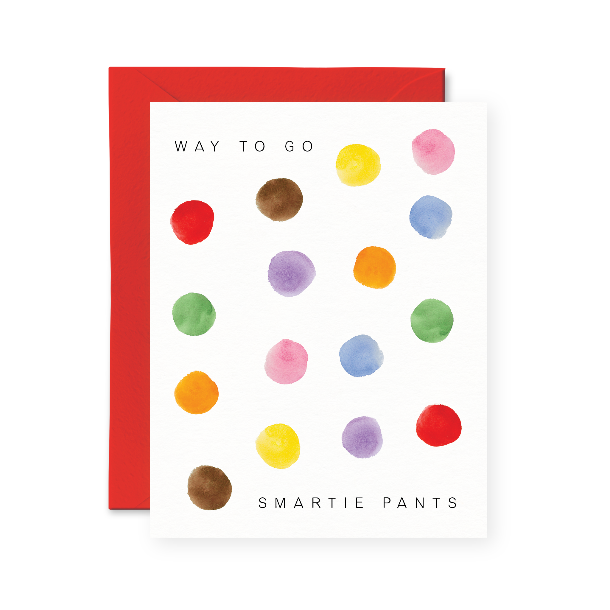 Greeting Card - Way To Go Smartie Pants