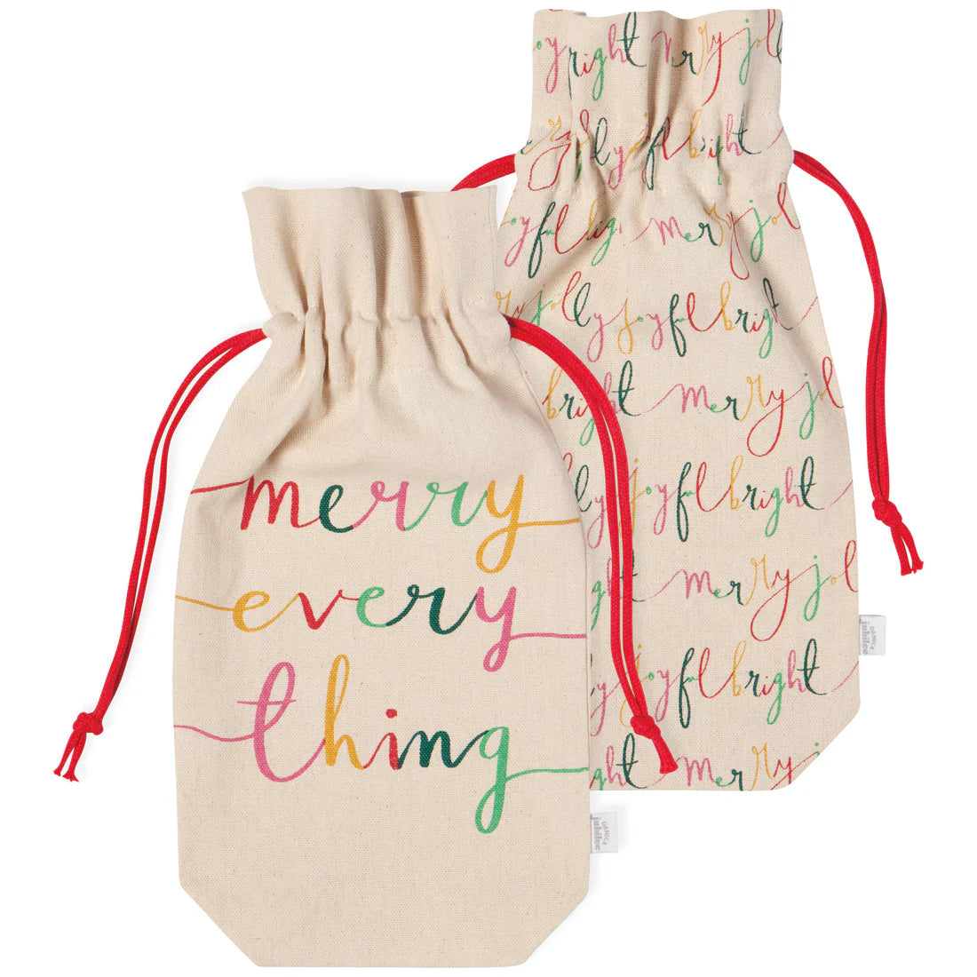 Reusable Wine Gift Bag - Merry Everything