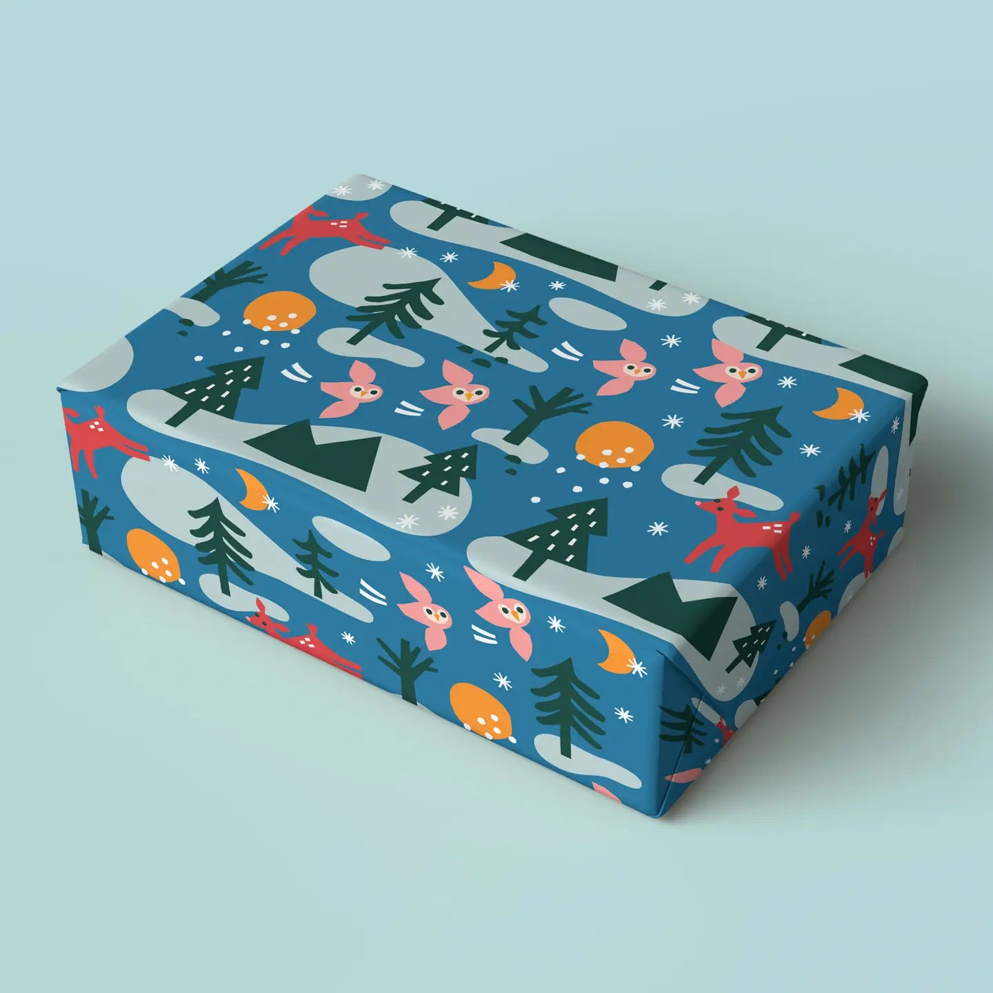 Wrapping Sheet - Forest Blue