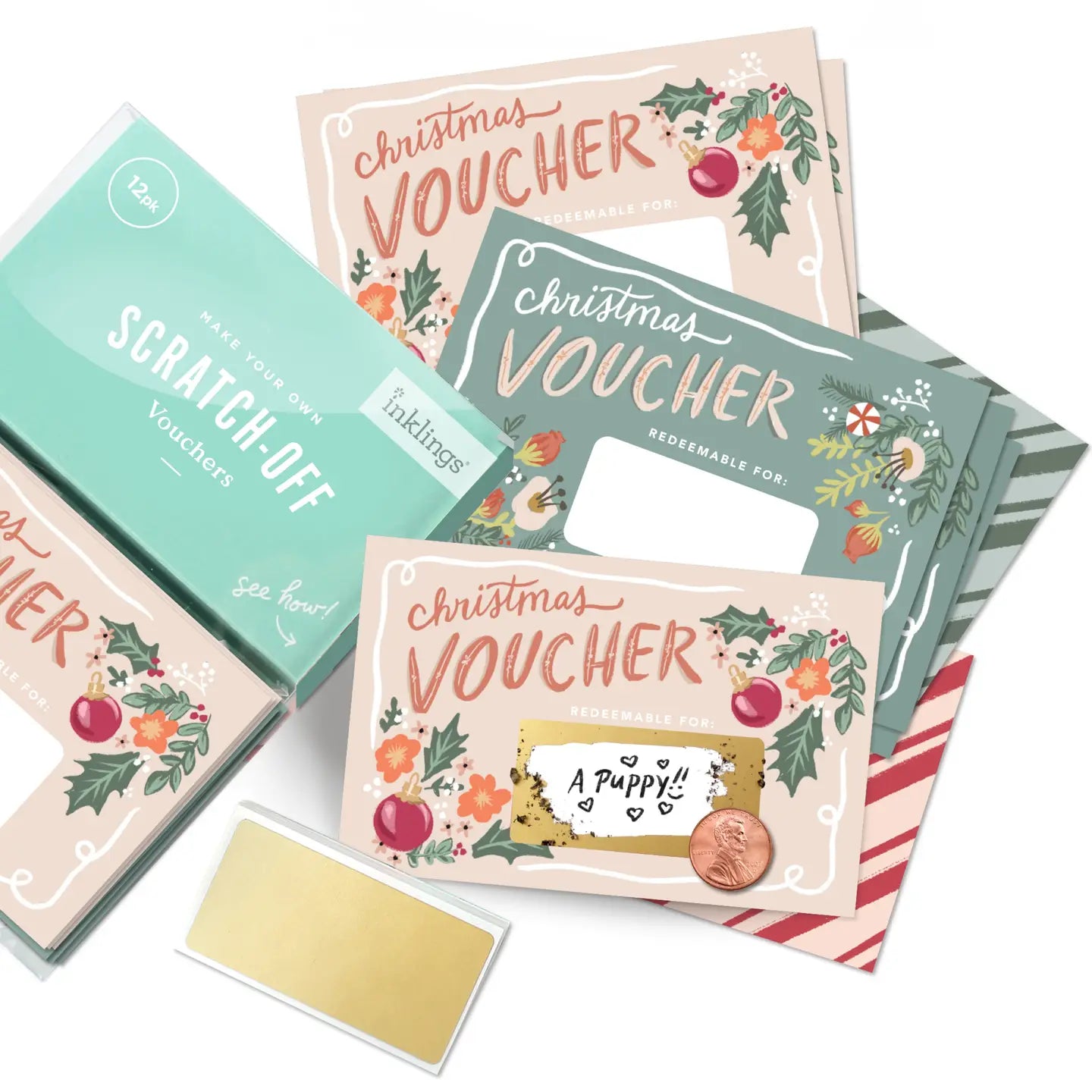 Scratch Off Vouchers - Christmas
