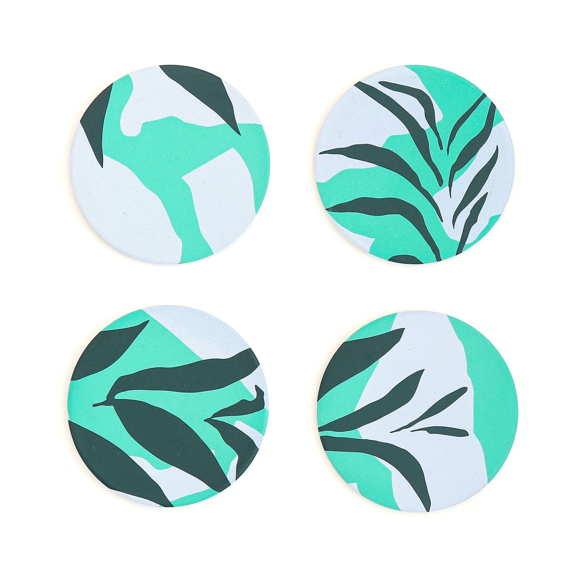 Ceramic Coasters - Greenery