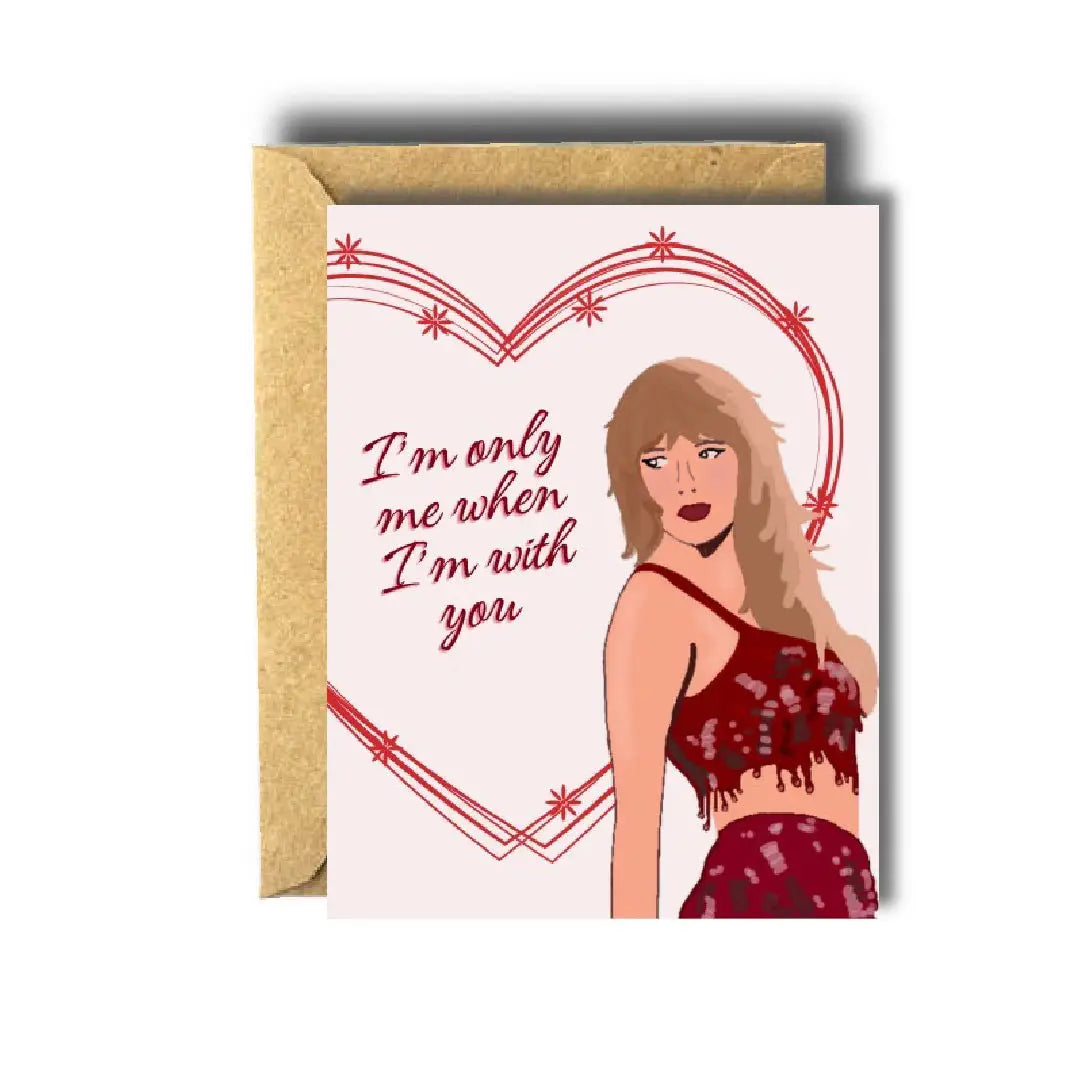 Bee Unique Greeting Card - Taylor Swift Only Me When I'm With You