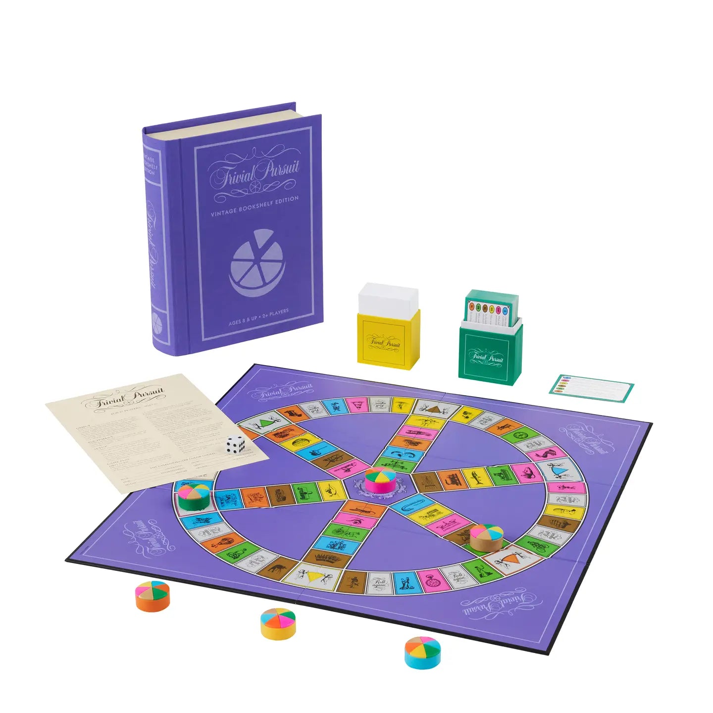 Vintage Bookshelf Game - Trivial Pursuit