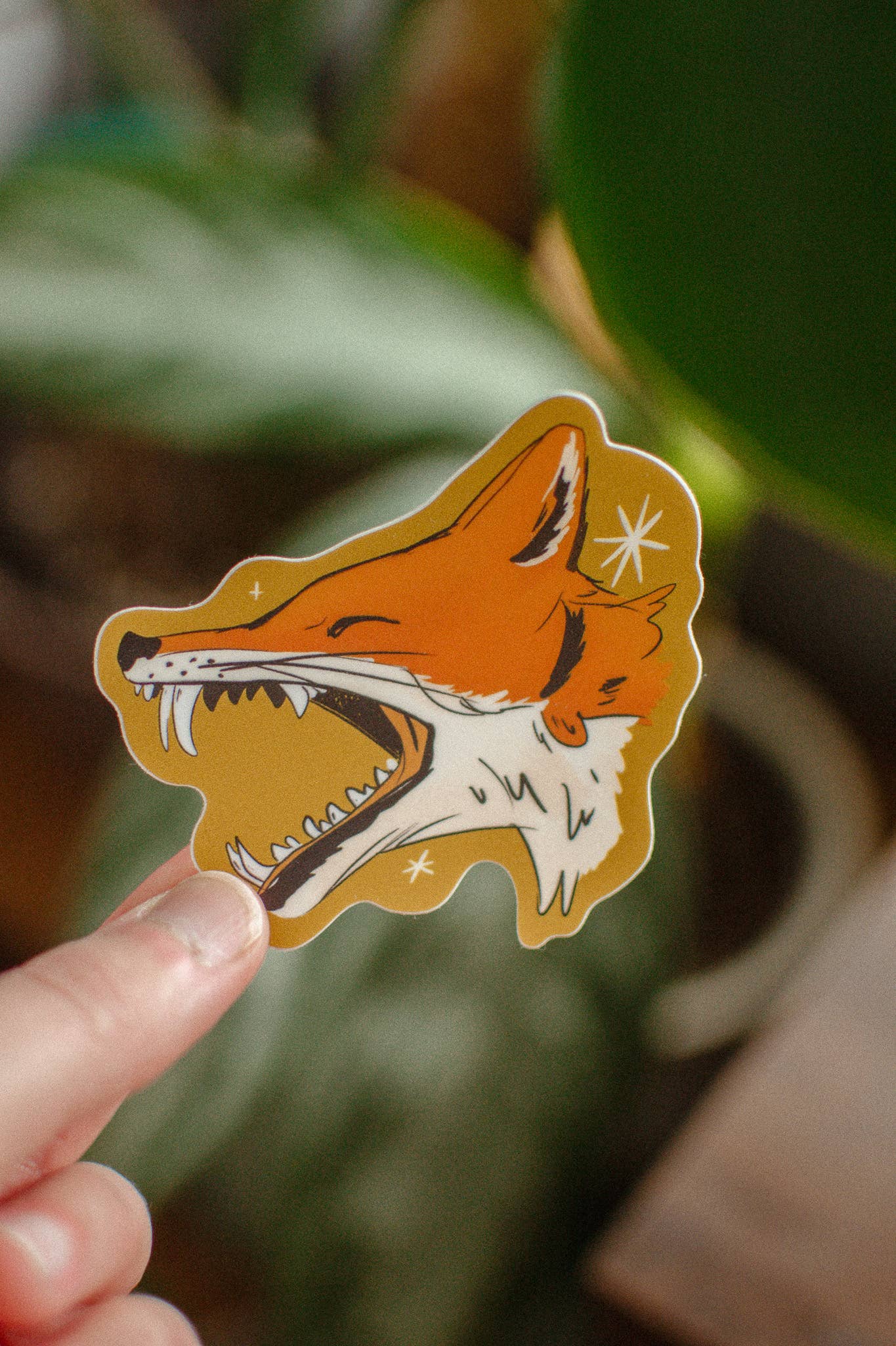 Sticker - Angry Fox – Duly Noted Stationery