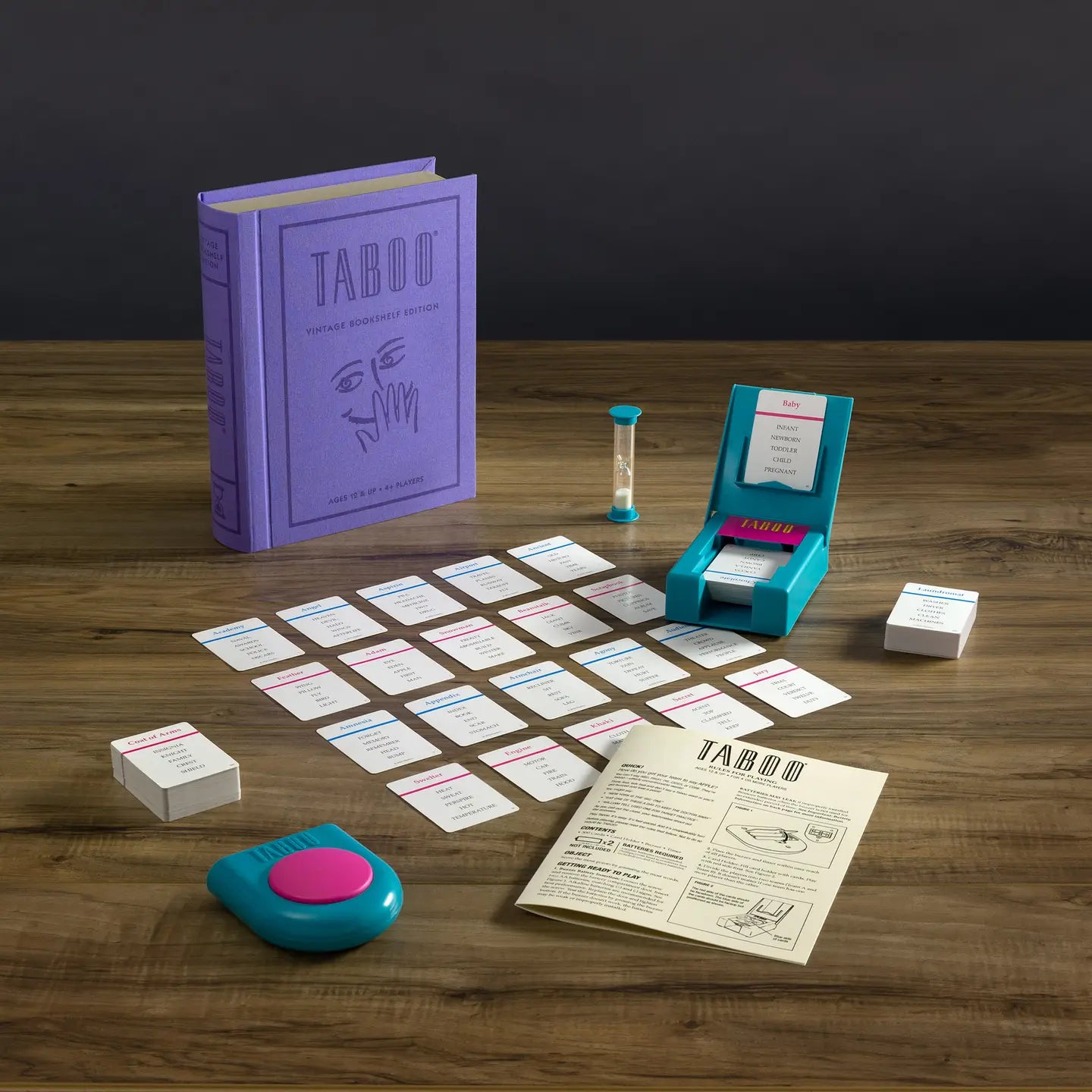Vintage Bookshelf Game - Taboo