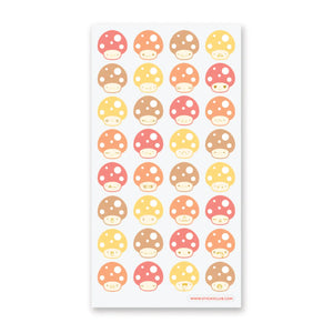 Sticker Sheet - Mushroom Emojis