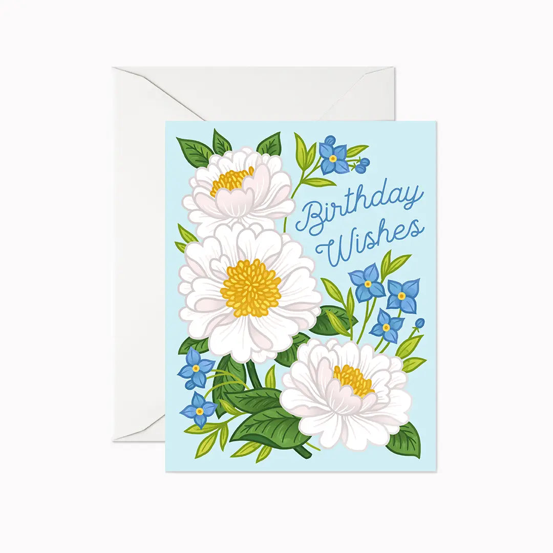 Linden Paper Co. Greeting Card - Birthday Wishes